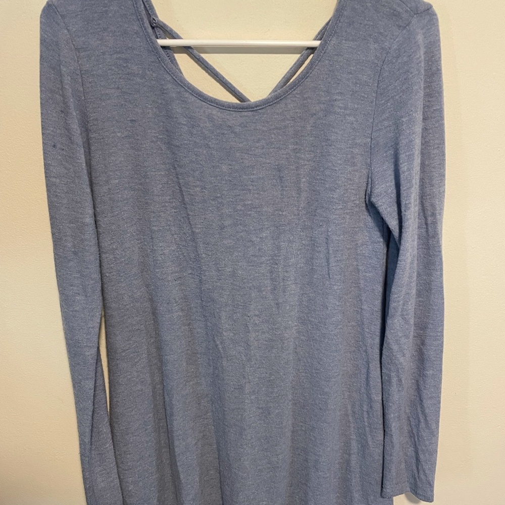 Francescas Light Purple Long Sleeve Dress